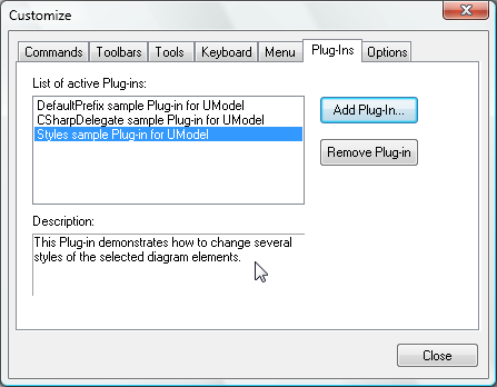 UModel dialog