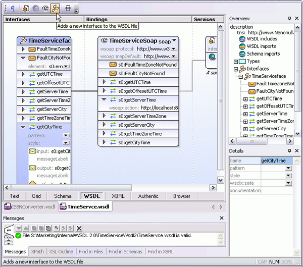 WSDL 1.1/2.0 editor