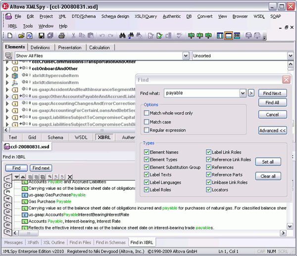 XBRL Taxonomy Editor