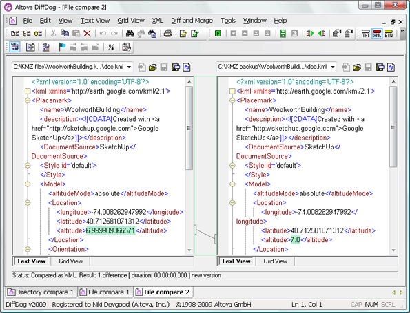 DiffDog  file compare