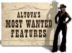 Altova's Most Wanted