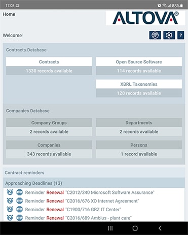 Manage contracts with ContractManager mobile app