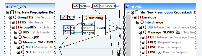 Data mapping HL7 to NCPDP SCRIPT