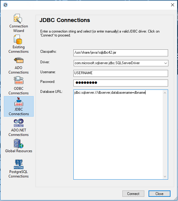 JDBC Connection