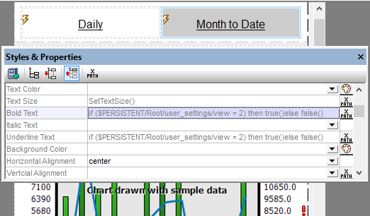 XPath and XQuery to set Control Properties in MobileTogether