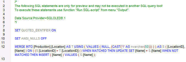 Completed Update-If Action in MapForce Supports SQL Merge