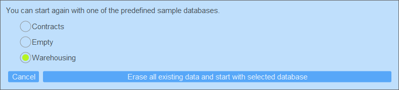 Getting started with Altova RecordsManager by loading a sample data set