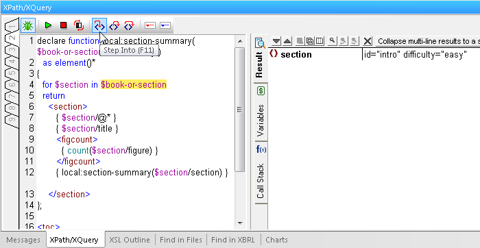 XPath XQuery Debugger
