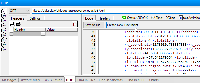 Debug api request