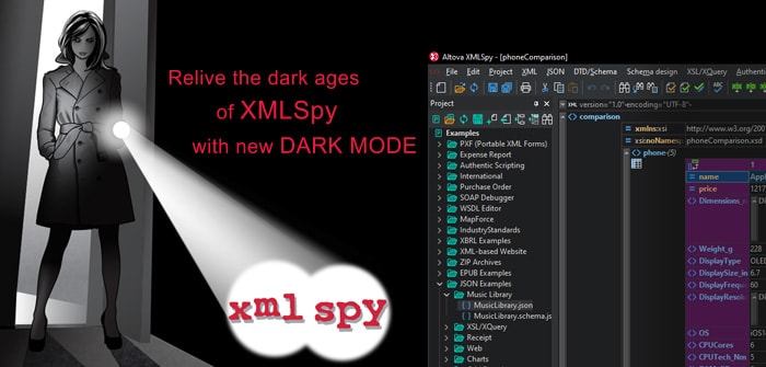 Altova announces Software Version 2023 with dark mode