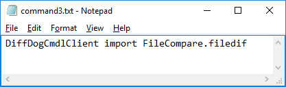 DiffDog Server import command to automate diff report generation