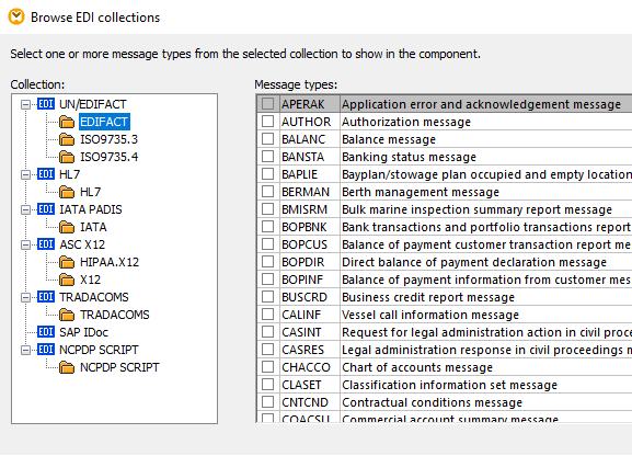 Convert EDI in MapForce