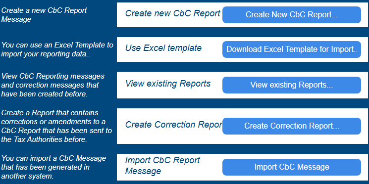 create CBC report 