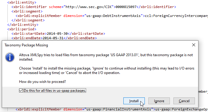 How to download an XBRL Taxonomy for validation 