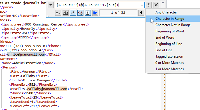 XML Find/Replace via regular expression