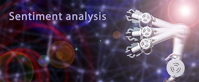 Decorative lead photo depicting machine learning for sentiment analysis 