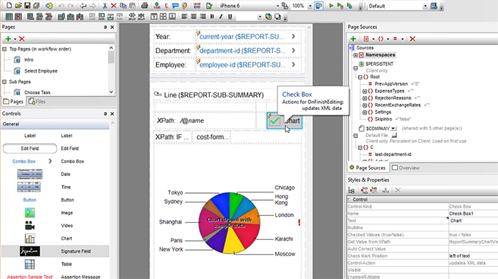 MobileTogether rapid app development