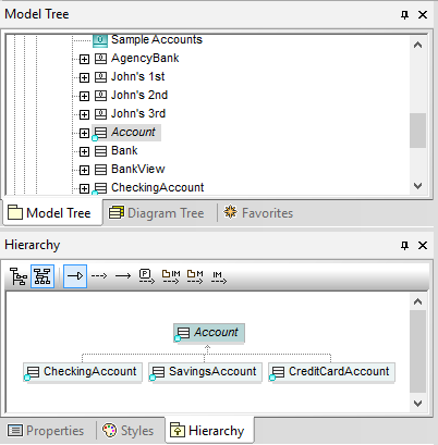 UModel software modeling tool helper windows