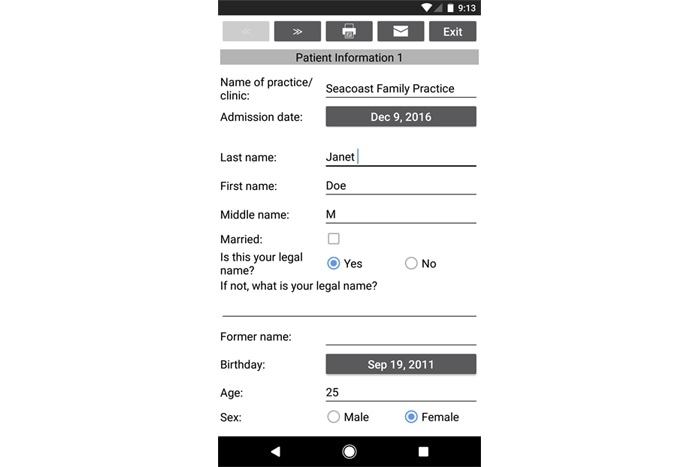 New Patient App: Android