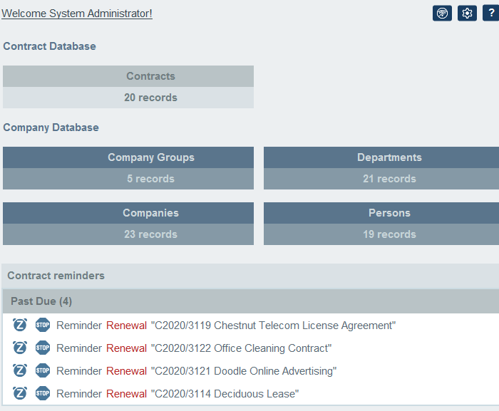 Creating an online database using RecordsManager