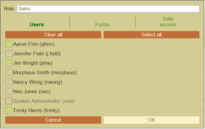 Assigning role-based access control