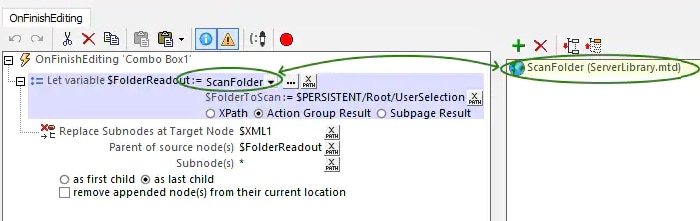 Server libraries are a unique tool for modularization in MobileTogether