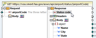 Handle HTTP errors by mapping the status code from the response