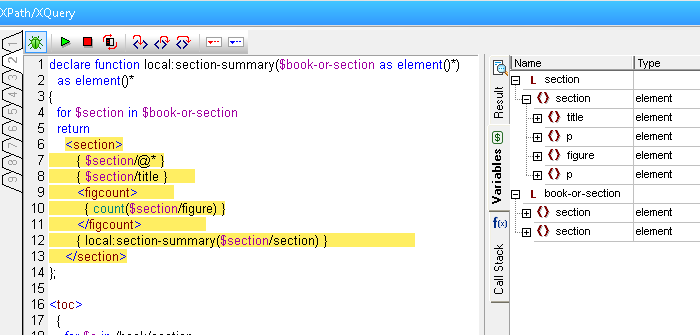 XQuery Debugger