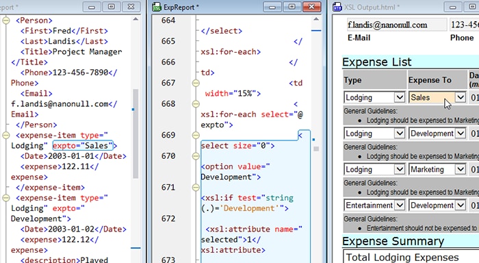 XSLT Back-mapping