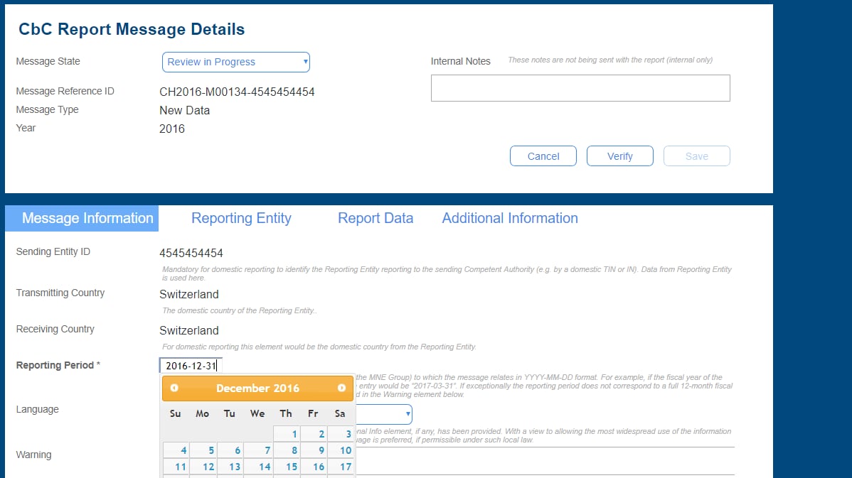 Introducir datos en Excel para generar informes CbCR en formato XML