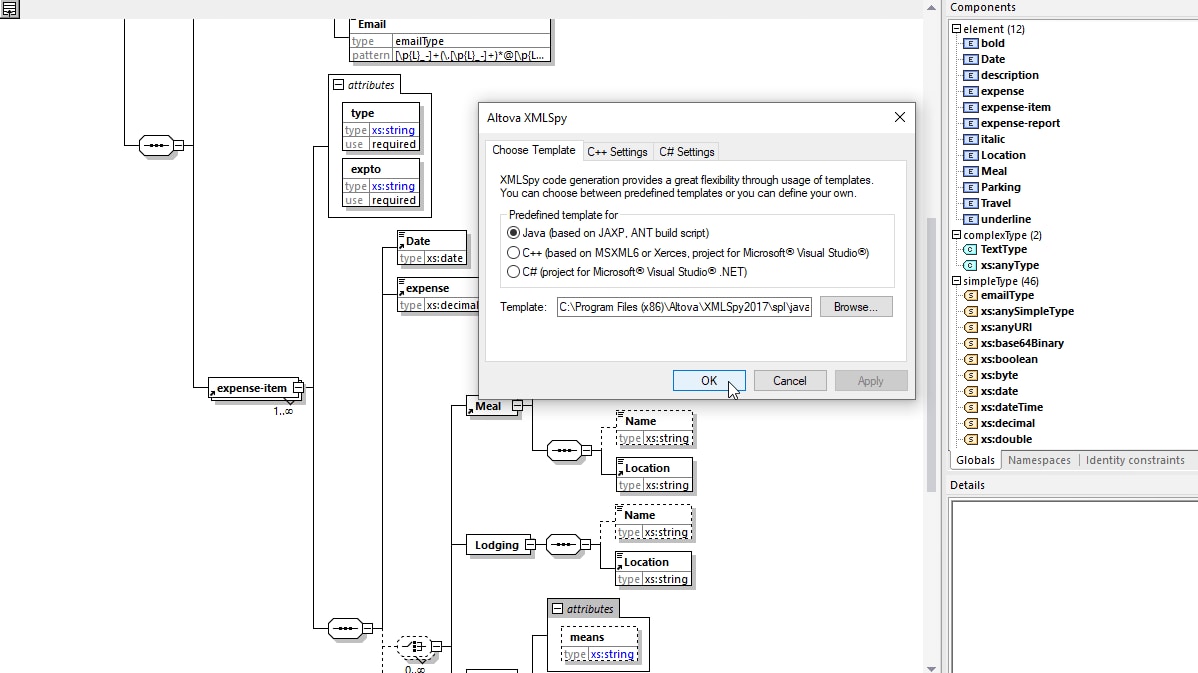 Java Code Engineering Tools Altova