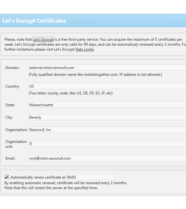Obtenir et renouveler automatiquement les certificats Let's Encrypt SSL