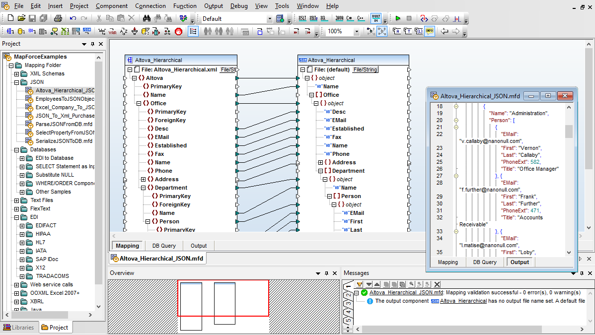 JSON Tools Altova