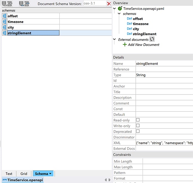 Edit schema in OpenAPI doc
