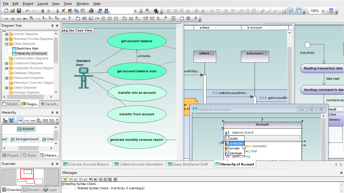 Intuitive UML Modeling with Altova UModel