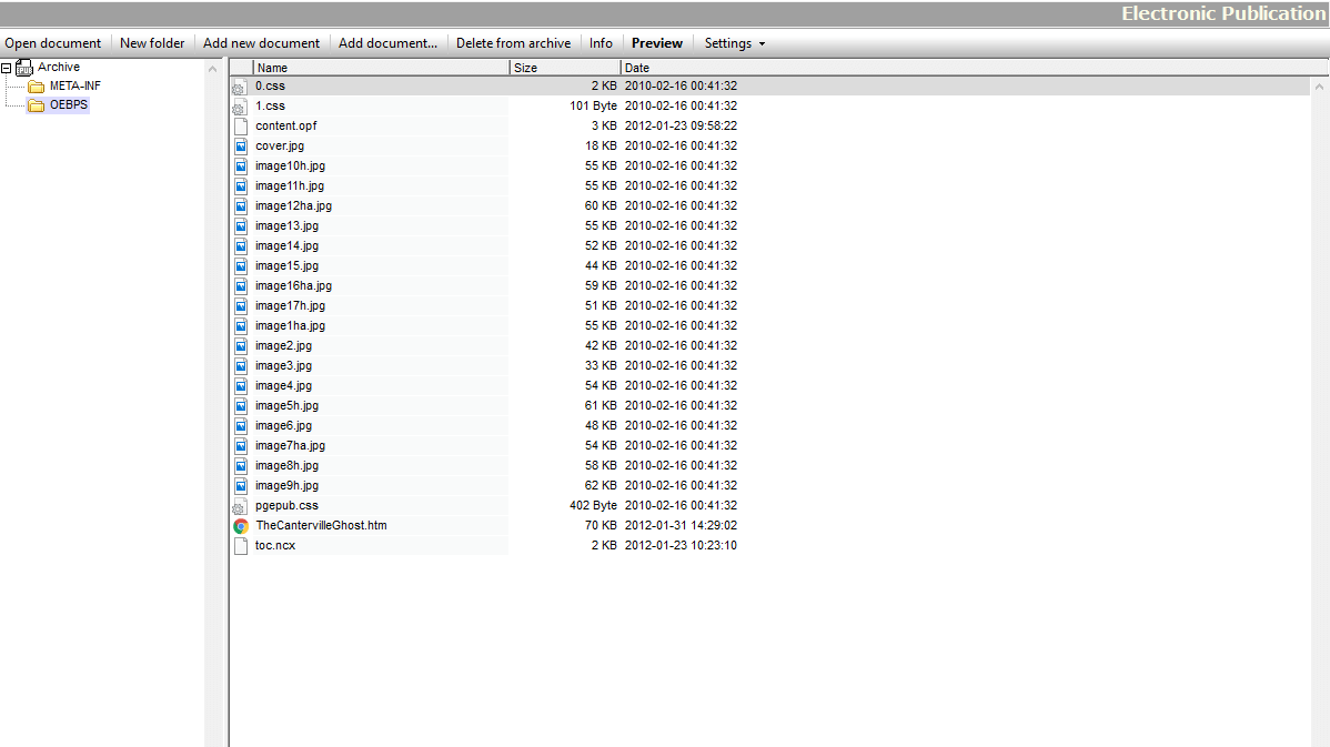 EPUB editor and viewer