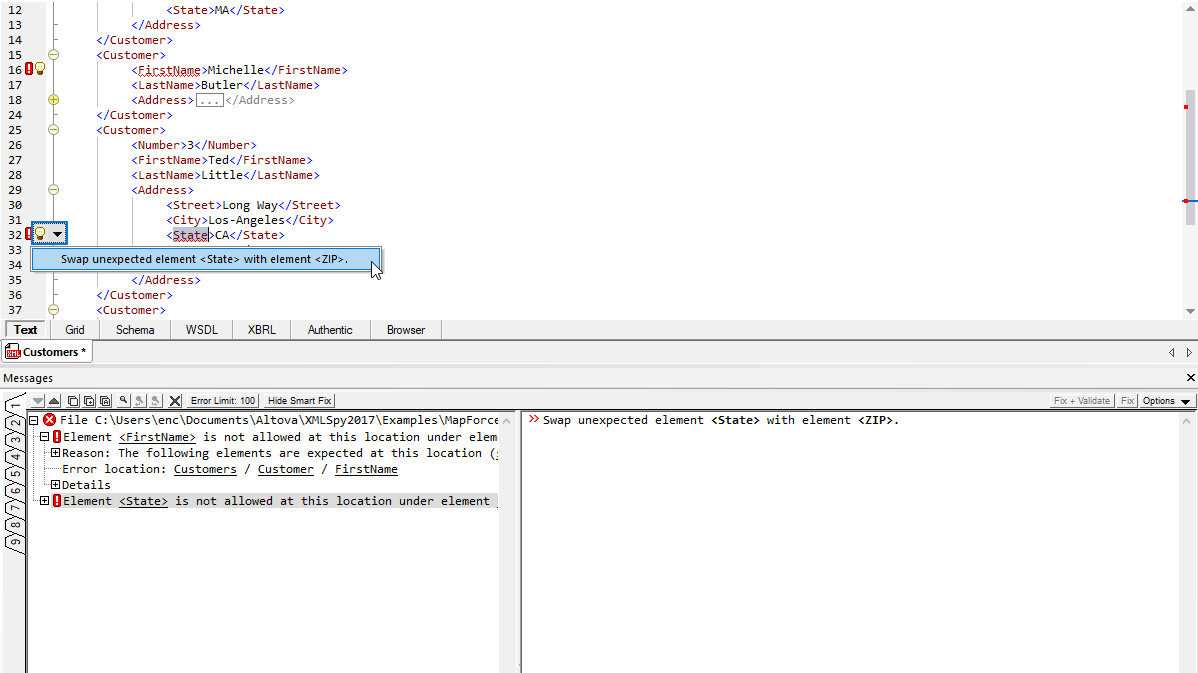 Eclipse XML Editor