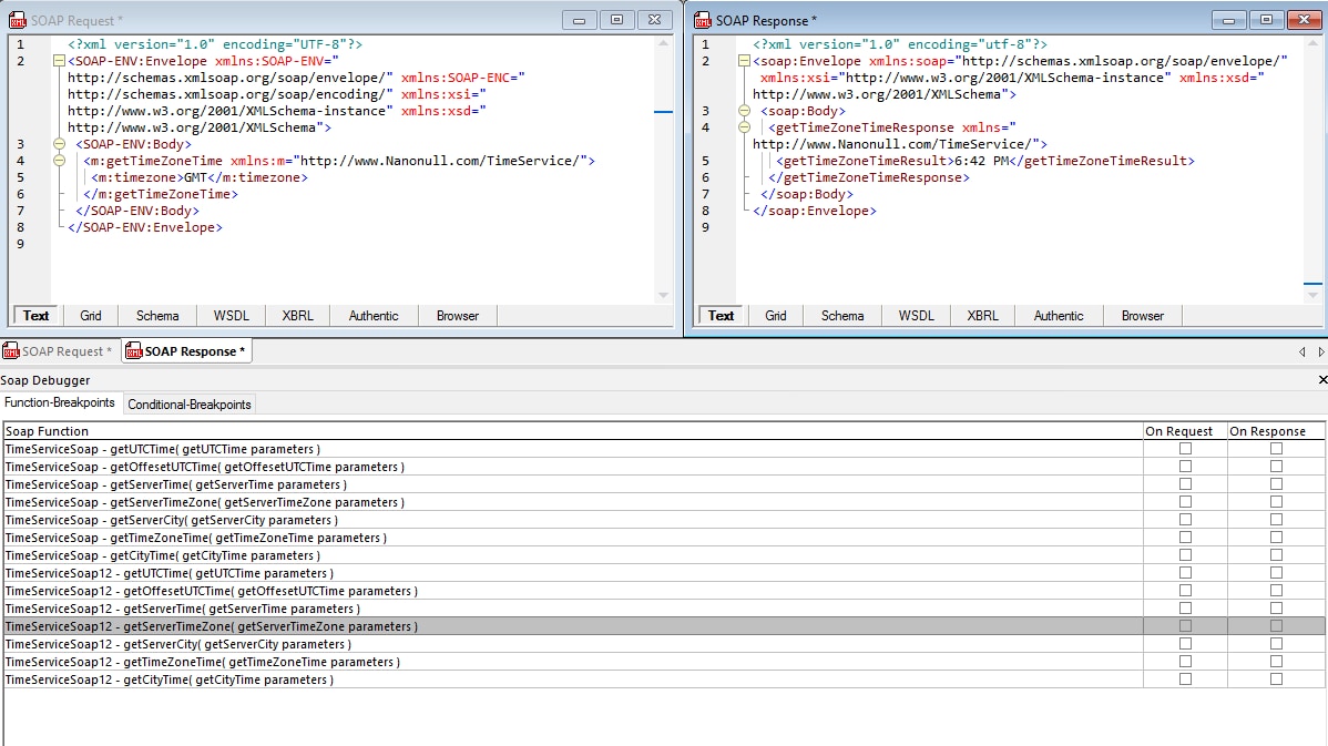Soap Client And Debugger Altova