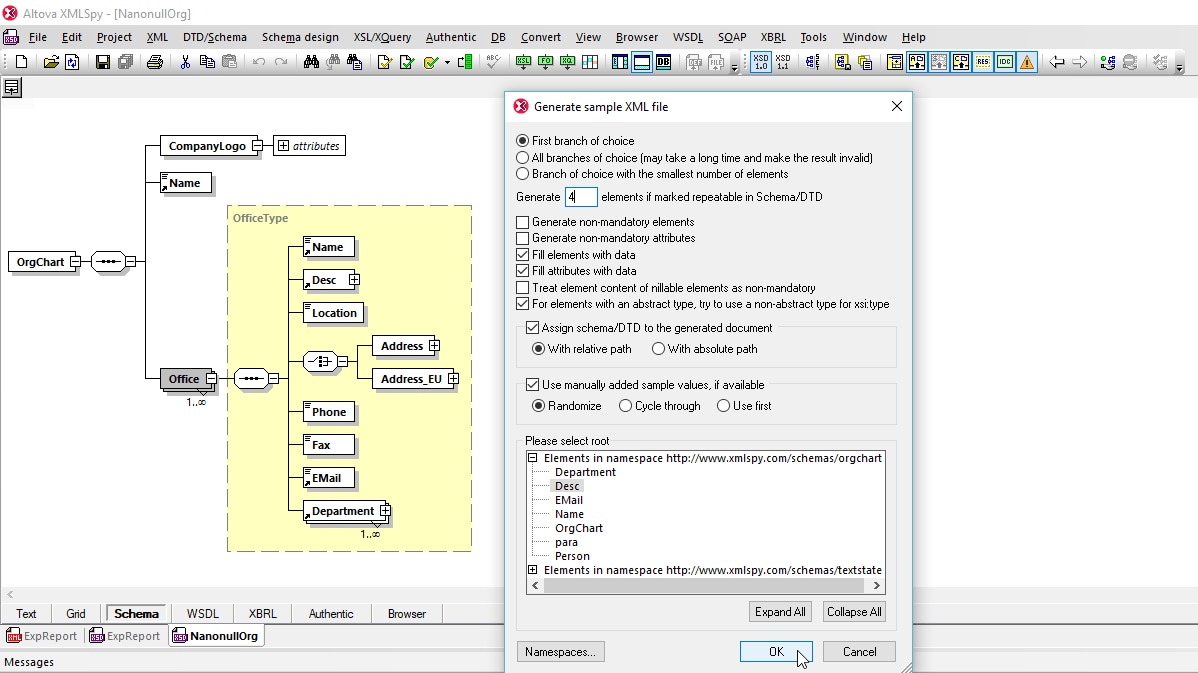 XSD to XML Converter