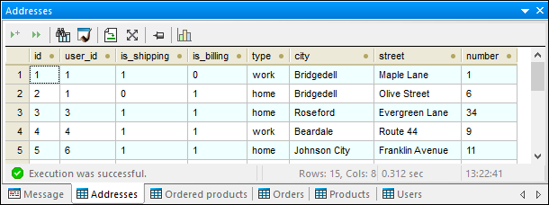 dbsent_results_window