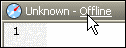 Execution Target Bar offline Execution Target Bar offline