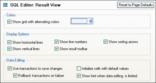 dlg_options-SQL-result