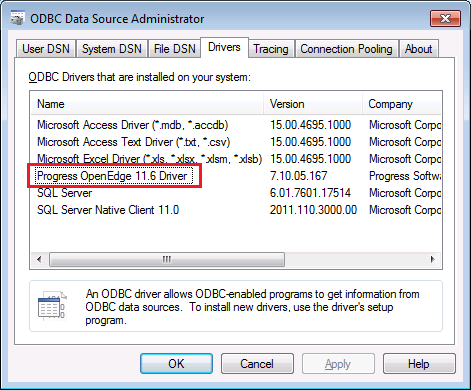 64 bit excel odbc driver windows 7