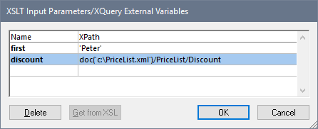 XQueryVariables