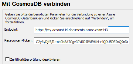 DBCWizardCosmosDBConnexInfo