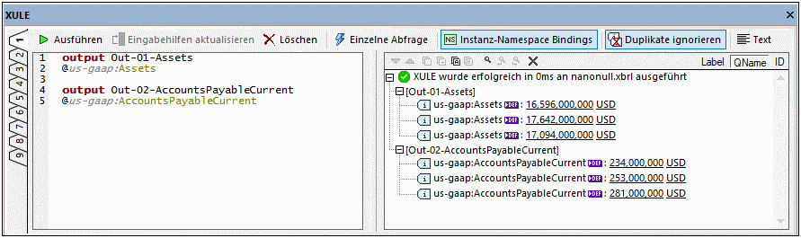 XULEWinSingleQuery