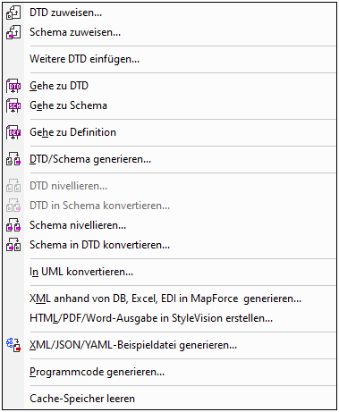 MenuDTDSchema