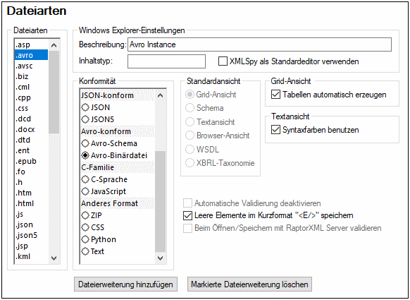 FileTypesAvro