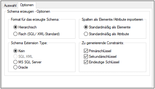 ImportDBDataStructureForXSDOptions