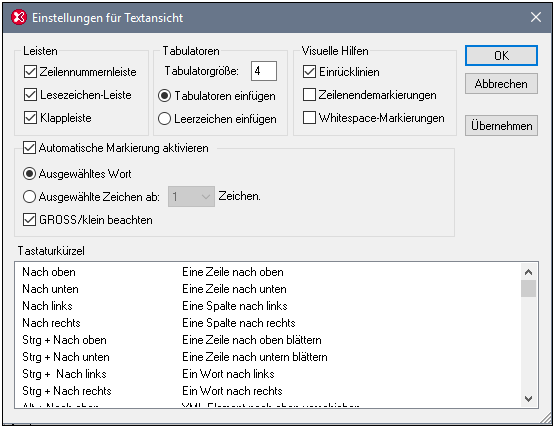 TextViewSettingsDlg